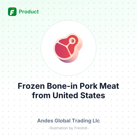 Frozen Bone-in Pork Meat – summary card, no photo uploaded yet