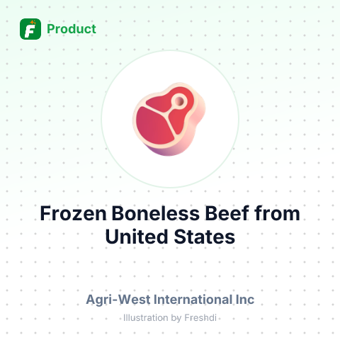 Frozen Boneless Beef – summary card, no photo uploaded yet