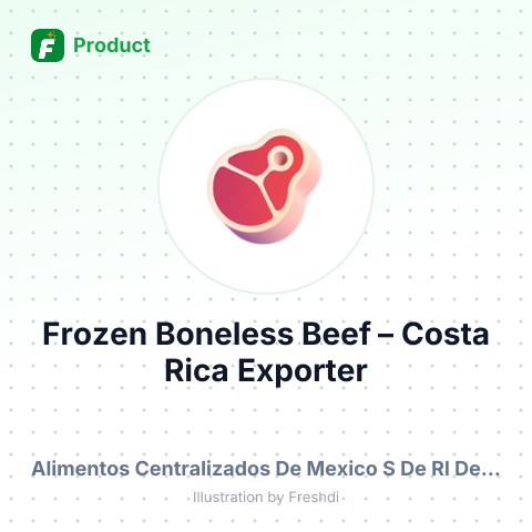 Frozen Boneless Beef – summary card, no photo uploaded yet
