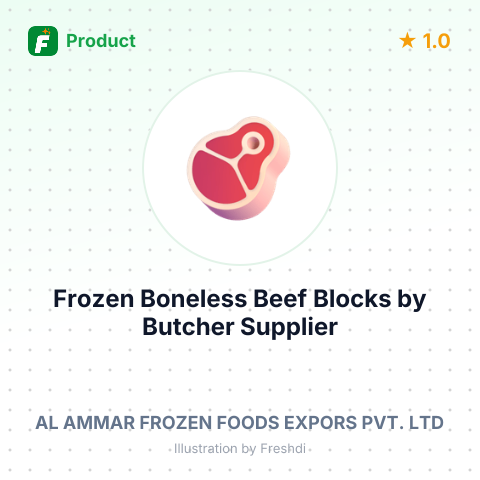 Frozen Boneless Beef Blocks by Butcher – summary card, no photo uploaded yet