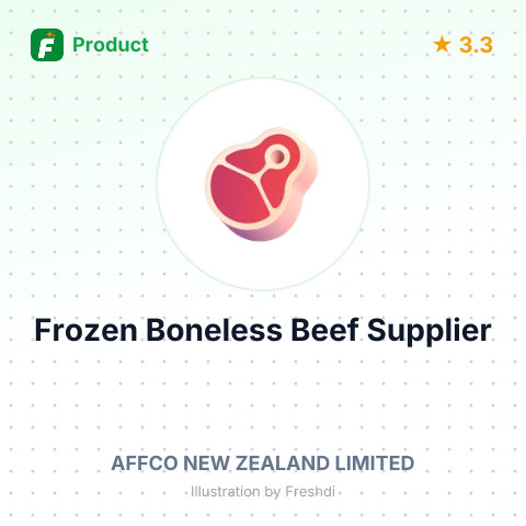 Frozen Boneless Beef – summary card, no photo uploaded yet