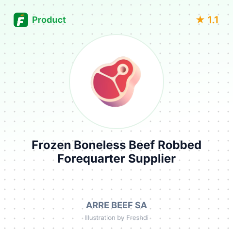 Frozen Boneless Beef Robbed Forequarter – summary card, no photo uploaded yet