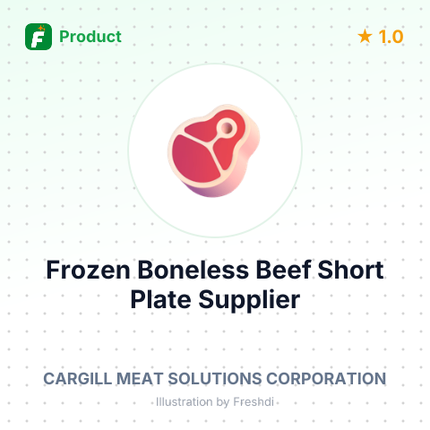 Frozen Boneless Beef Short Plate – summary card, no photo uploaded yet