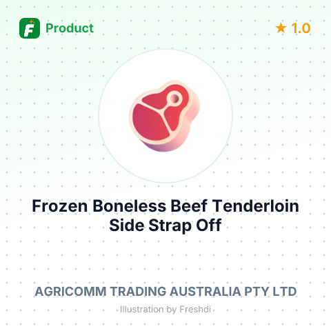 Frozen Boneless Beef Tenderloin Side Strap Off – summary card, no photo uploaded yet