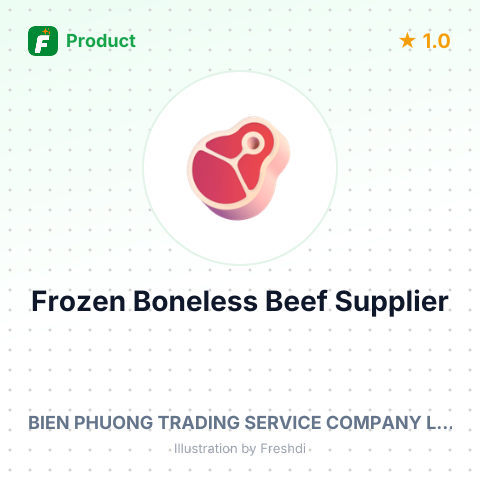 Frozen Boneless Beef – summary card, no photo uploaded yet