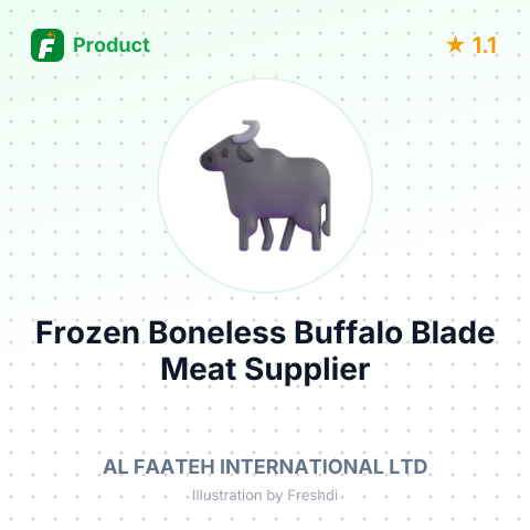 Frozen Boneless Buffalo Blade Meat – summary card, no photo uploaded yet