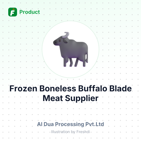 Frozen Boneless Buffalo Blade Meat – summary card, no photo uploaded yet