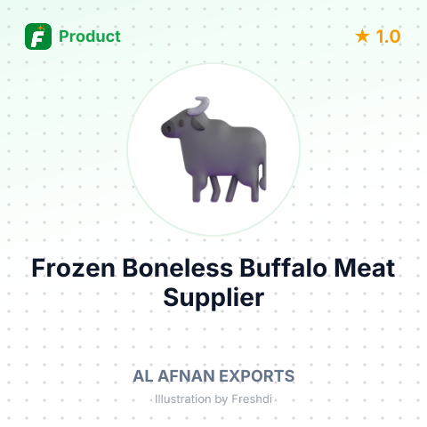Frozen Boneless Buffalo Meat – summary card, no photo uploaded yet