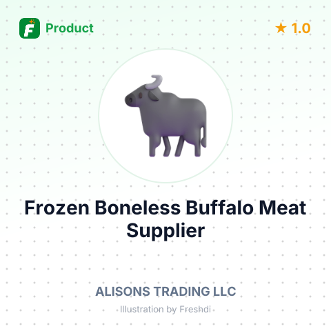 Frozen Boneless Buffalo Meat (Belly) – summary card, no photo uploaded yet