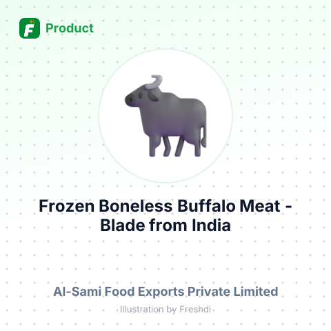 Frozen Boneless Buffalo Meat - Blade – summary card, no photo uploaded yet