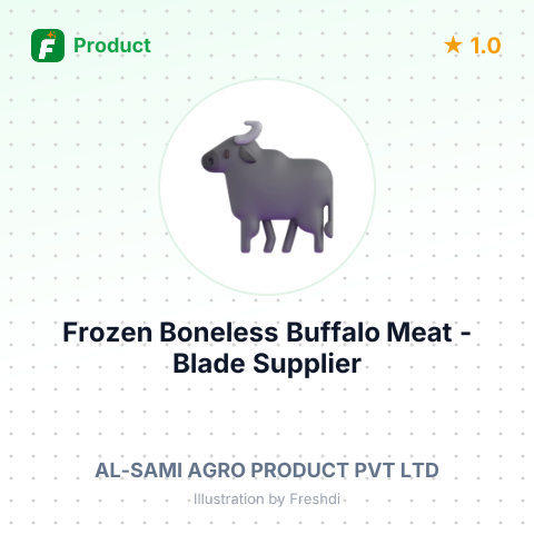 Frozen Boneless Buffalo Meat - Blade – summary card, no photo uploaded yet