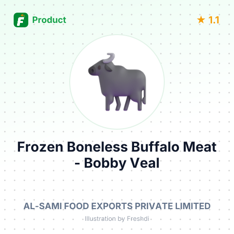 Frozen Boneless Buffalo Meat - Bobby Veal – summary card, no photo uploaded yet