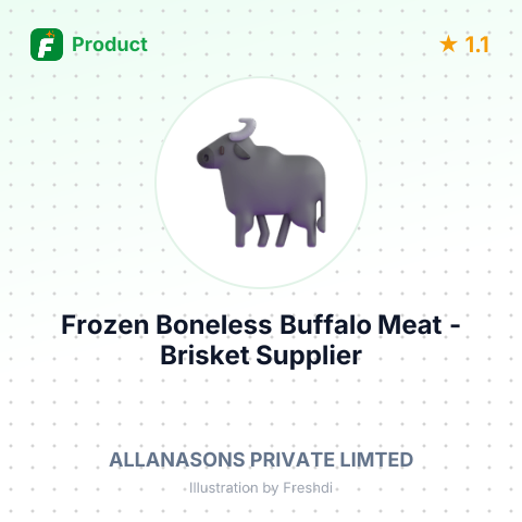 Frozen Boneless Buffalo Meat - Brisket – summary card, no photo uploaded yet