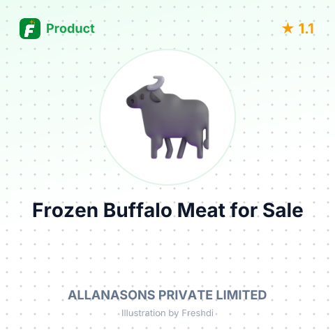 Frozen Boneless Buffalo Meat - Flank – summary card, no photo uploaded yet