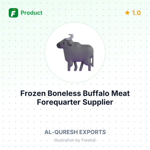 Frozen Boneless Buffalo Meat Forequarter – summary card, no photo uploaded yet