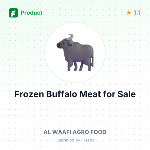 Frozen Boneless Buffalo Meat – summary card, no photo uploaded yet