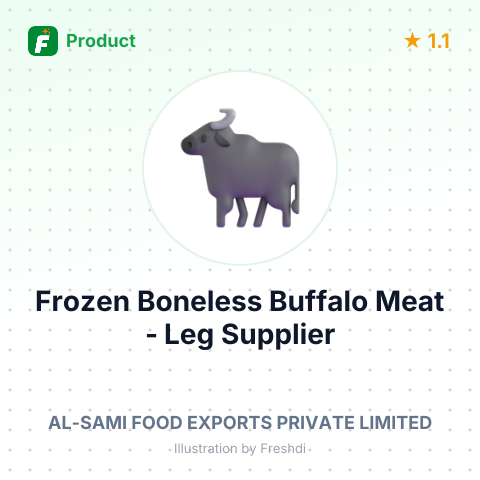 Frozen Boneless Buffalo Meat - Leg – product summary card, no photo uploaded yet