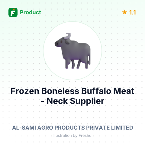 Frozen Boneless Buffalo Meat - Neck – summary card, no photo uploaded yet