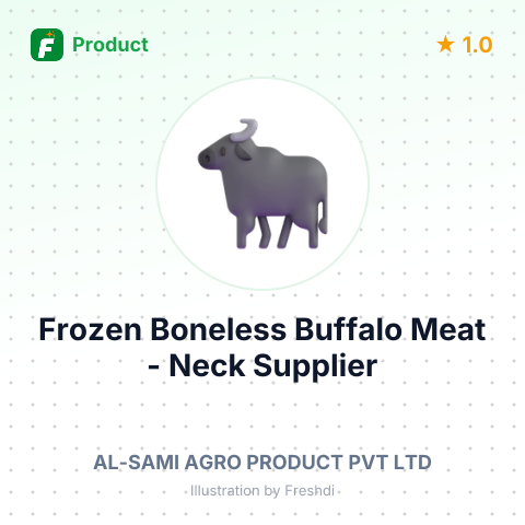 Frozen Boneless Buffalo Meat - Neck – summary card, no photo uploaded yet