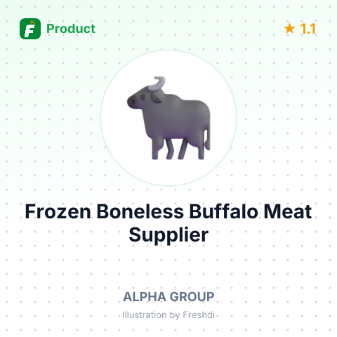 Frozen Boneless Buffalo Meat – summary card, no photo uploaded yet