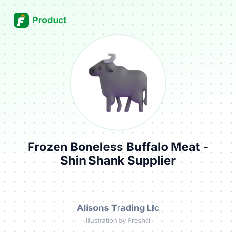 Frozen Boneless Buffalo Meat - Shin Shank – summary card, no photo uploaded yet