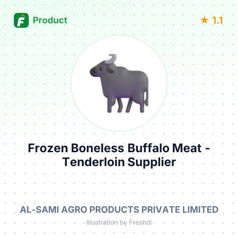 Frozen Boneless Buffalo Meat - Tenderloin – summary card, no photo uploaded yet
