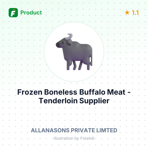 Frozen Boneless Buffalo Meat - Tenderloin – summary card, no photo uploaded yet