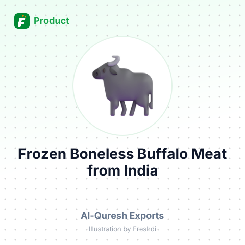 Frozen Boneless Buffalo Meat – summary card, no photo uploaded yet