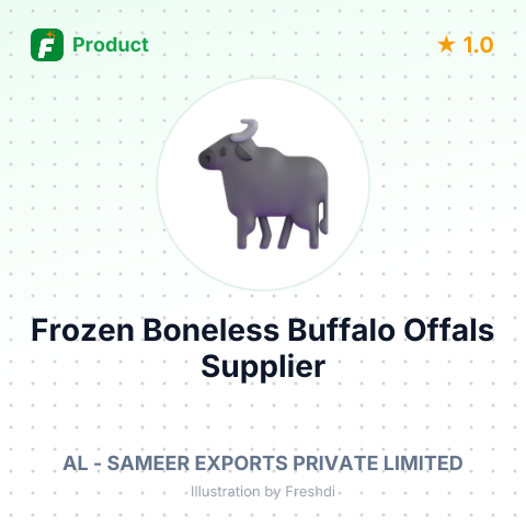 Frozen Boneless Buffalo Offals – summary card, no photo uploaded yet