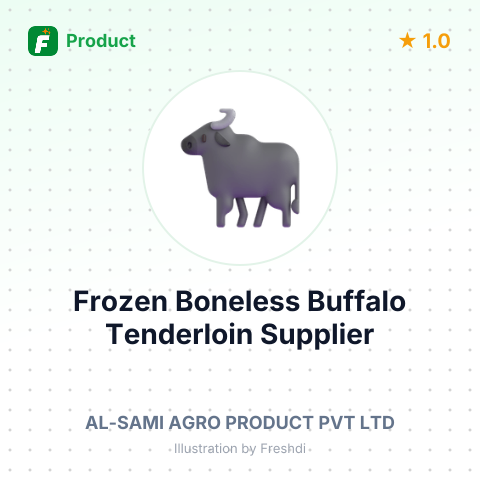 Frozen Boneless Buffalo Tenderloin – summary card, no photo uploaded yet