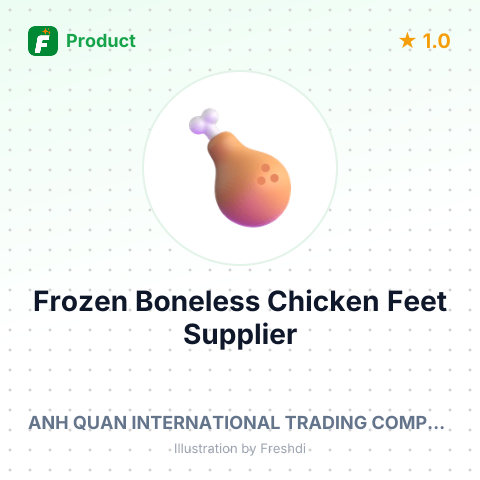 Frozen Boneless Chicken Feet – summary card, no photo uploaded yet