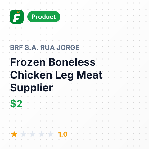 Frozen Boneless Chicken Leg Meat – summary card, no photo uploaded yet