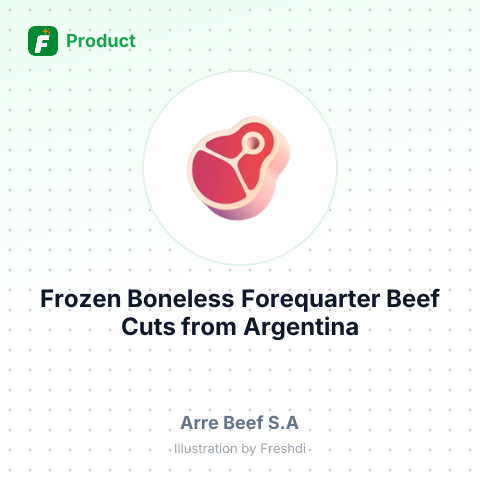 Frozen Boneless Forequarter Beef Cuts – summary card, no photo uploaded yet