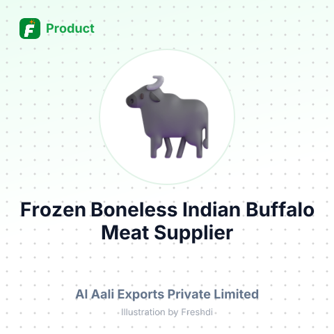 Frozen Boneless Indian Buffalo Meat – summary card, no photo uploaded yet
