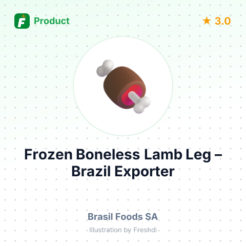 Frozen Boneless Lamb Leg – summary card, no photo uploaded yet