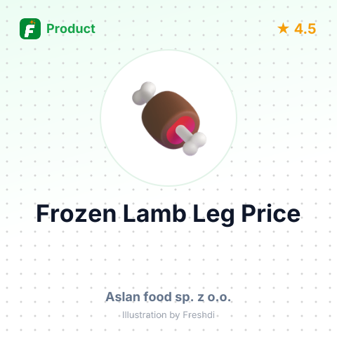 Frozen Boneless Lamb Leg – summary card, no photo uploaded yet