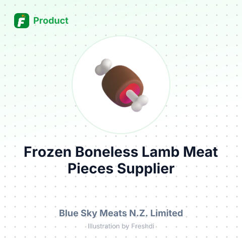 Frozen Boneless Lamb Meat Pieces – summary card, no photo uploaded yet