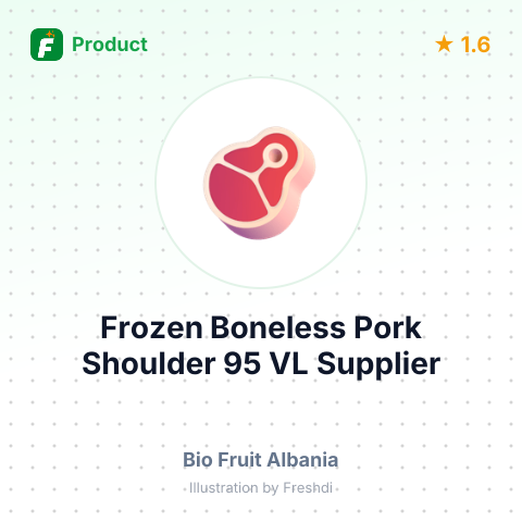 Frozen Boneless Pork Shoulder 95 VL – summary card, no photo uploaded yet