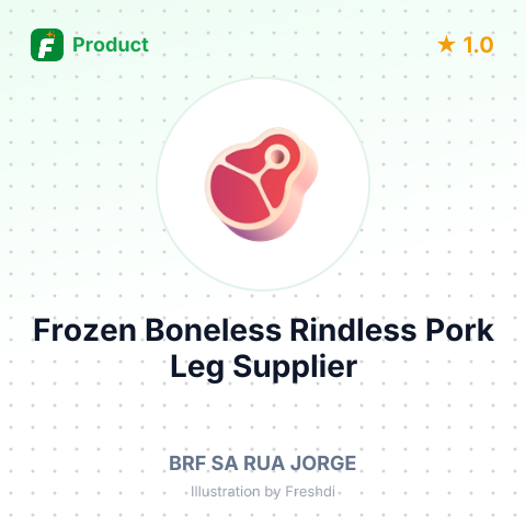 Frozen Boneless Rindless Pork Leg – summary card, no photo uploaded yet