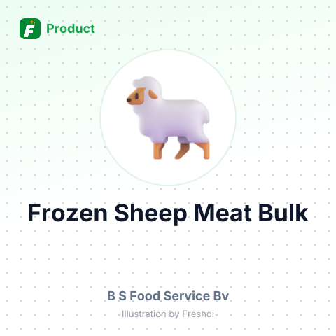 Frozen Boneless Sheep Meat – summary card, no photo uploaded yet