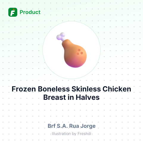 Frozen Boneless Skinless Chicken Breast in Halves – summary card, no photo uploaded yet