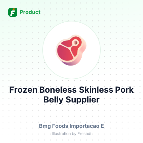 Frozen Boneless Skinless Pork Belly – summary card, no photo uploaded yet
