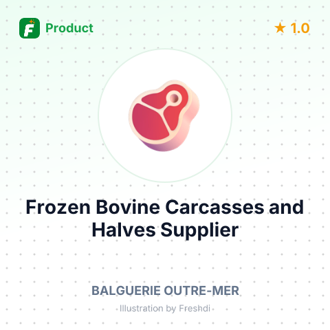 Frozen Bovine Carcasses and Halves – summary card, no photo uploaded yet