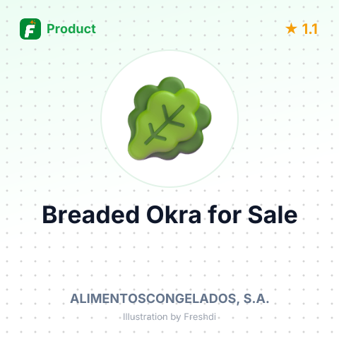 Frozen Breaded Okra - Grade A – summary card, no photo uploaded yet