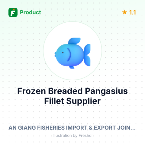 Frozen Breaded Pangasius Fillet – summary card, no photo uploaded yet