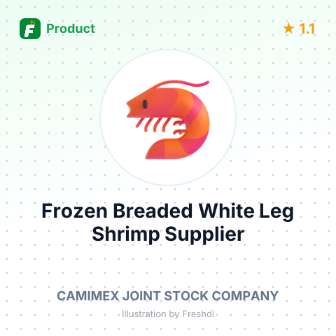Frozen Breaded White Leg Shrimp – summary card, no photo uploaded yet