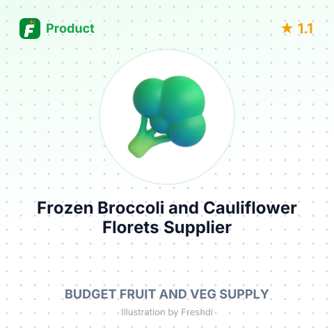 Frozen Broccoli and Cauliflower Florets – summary card, no photo uploaded yet