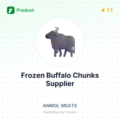 Frozen Buffalo Chunks – summary card, no photo uploaded yet