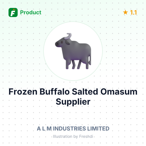 Frozen Buffalo Salted Omasum – summary card, no photo uploaded yet