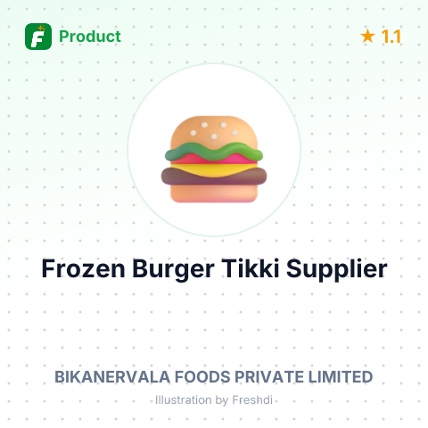 Frozen Burger Tikki – summary card, no photo uploaded yet